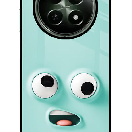 Funny Cartoon Realme 12 5G Glass Case