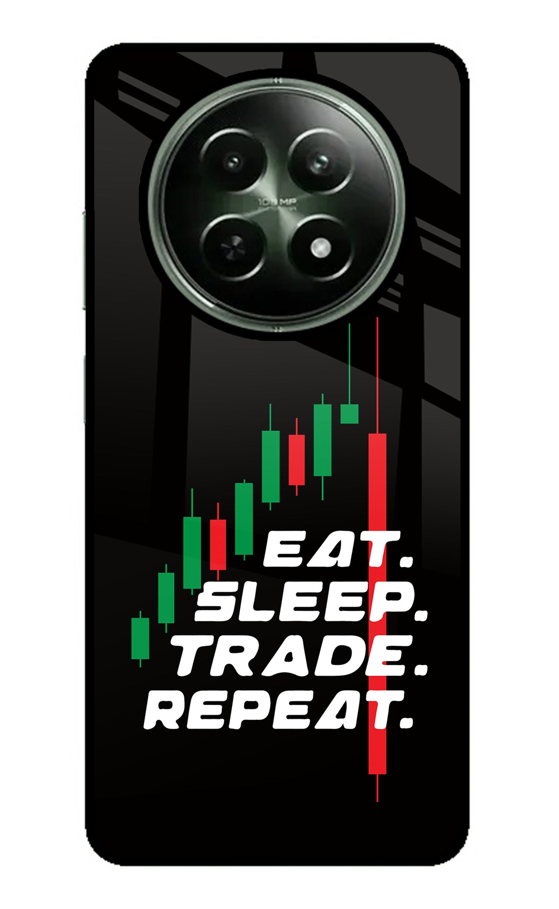 Eat Sleep Trade Repeat Realme 12 5G Back Cover