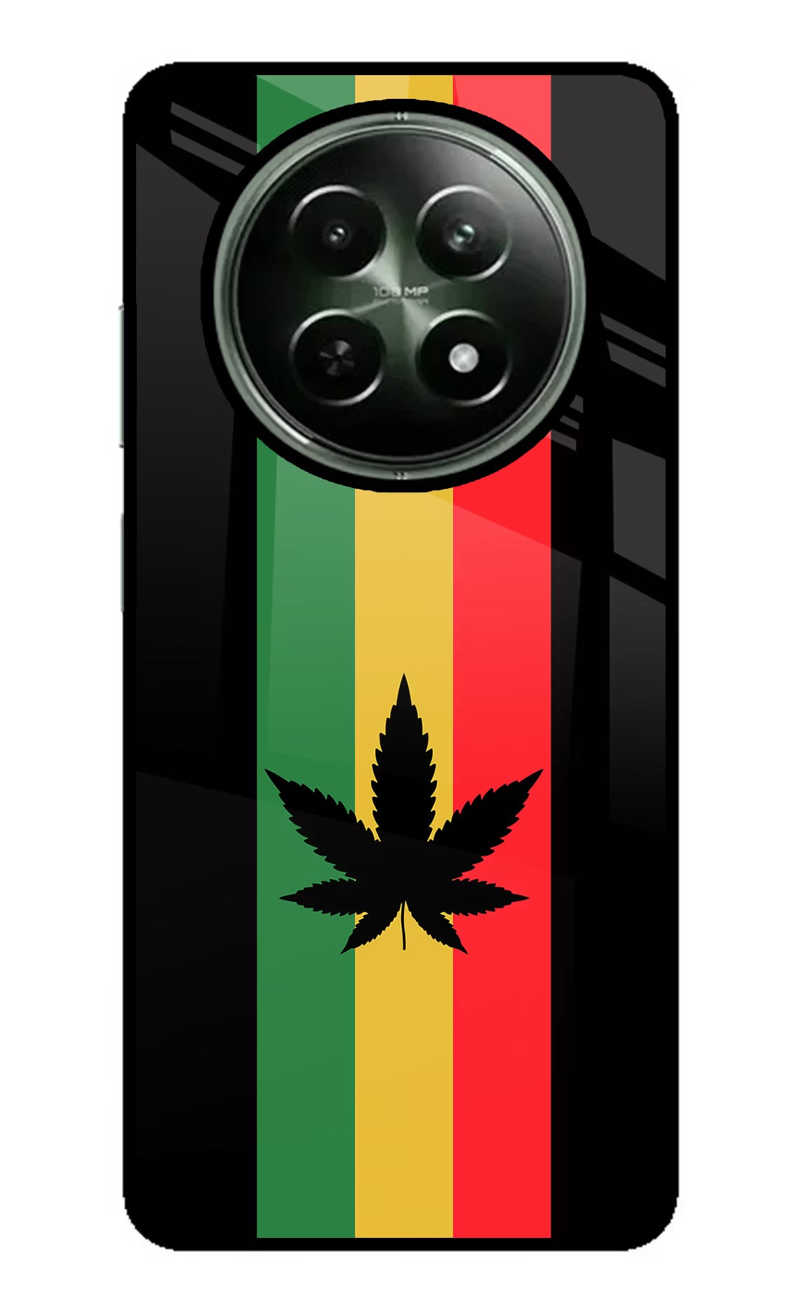Weed Flag Realme 12 5G Glass Case