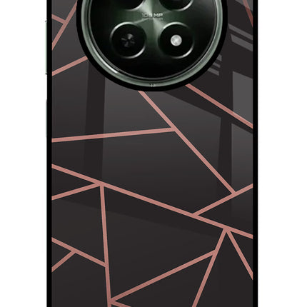 Geometric Pattern Realme 12 5G Glass Case