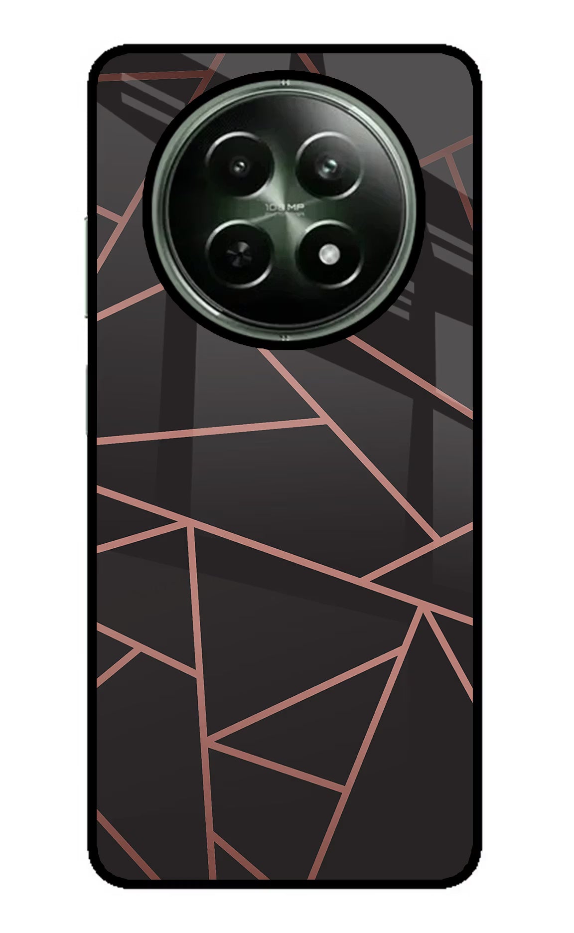 Geometric Pattern Realme 12 5G Glass Case Back Cover by Casekaro