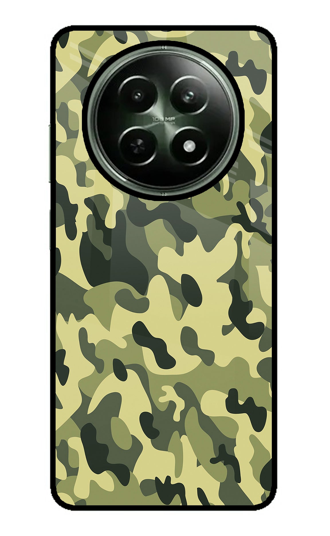 Camouflage Realme 12 5G Glass Case