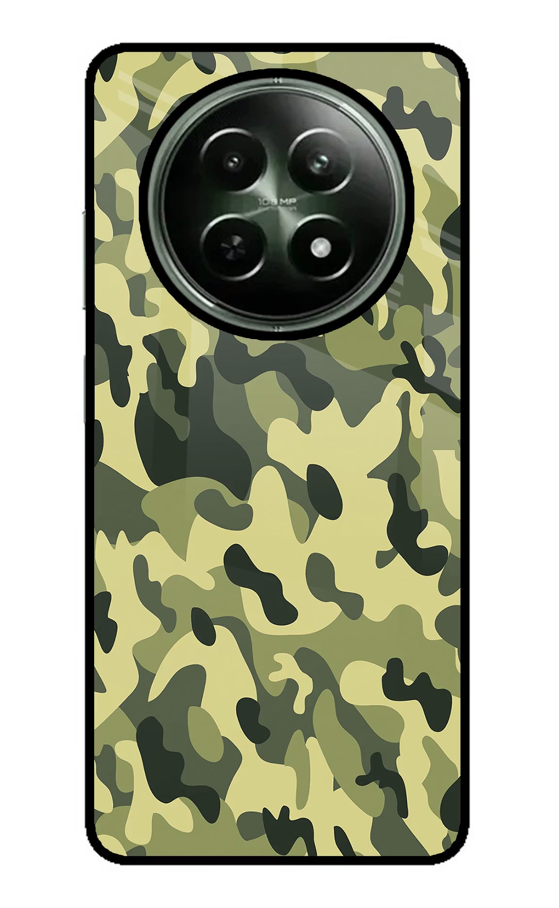 Camouflage Realme 12 5G Glass Case