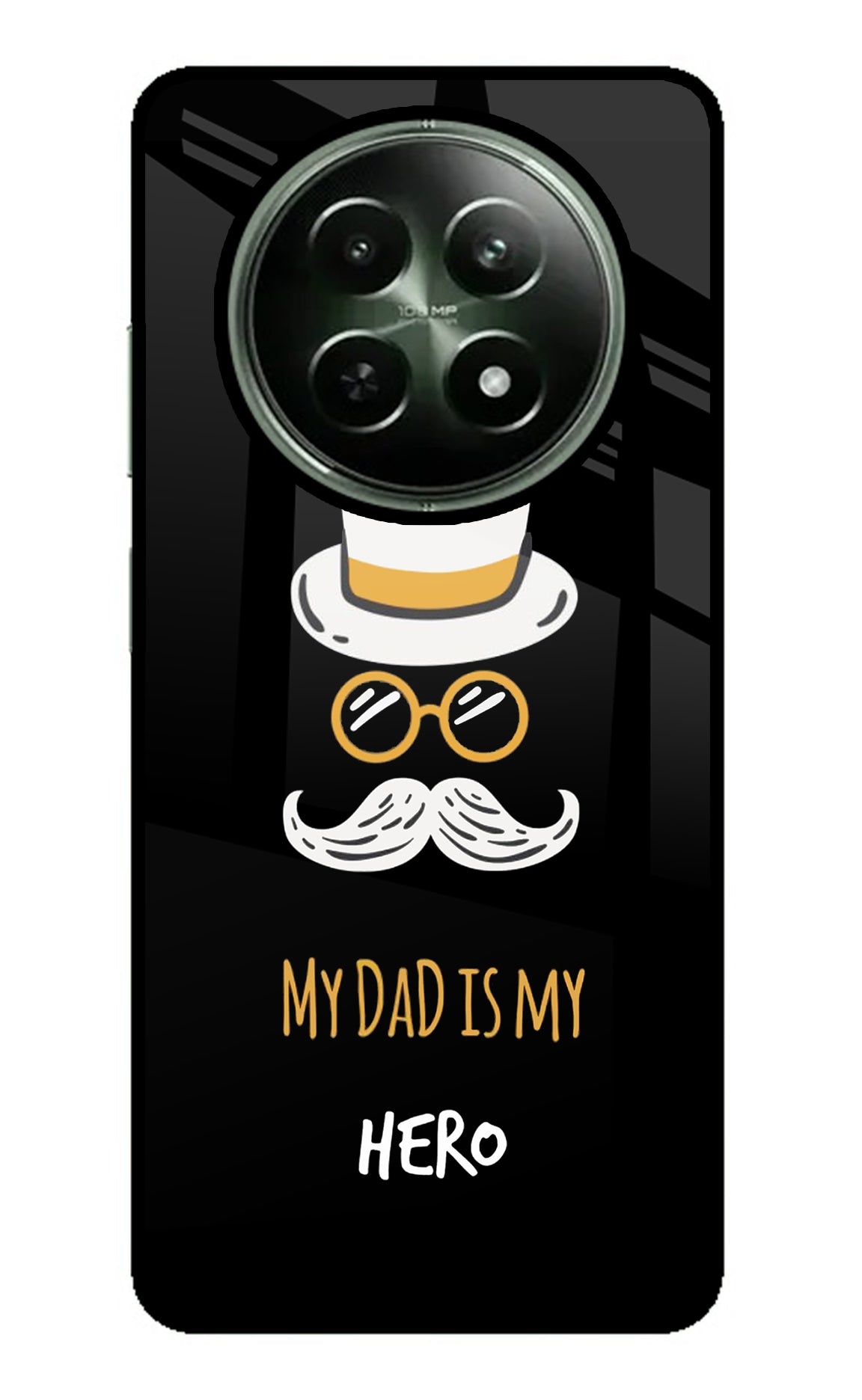 My Dad Is My Hero Realme 12 5G Glass Case