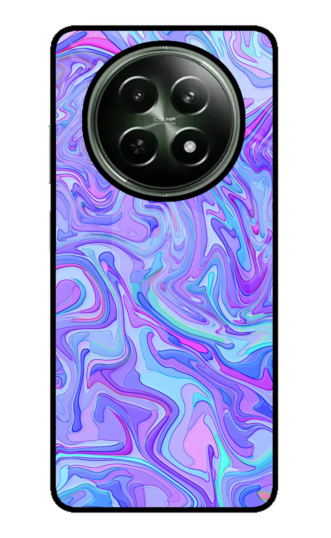 Glitter Realme 12 5G Glass Case Back Cover by Casekaro