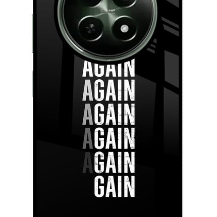 Again Again Gain Realme 12 5G Glass Case