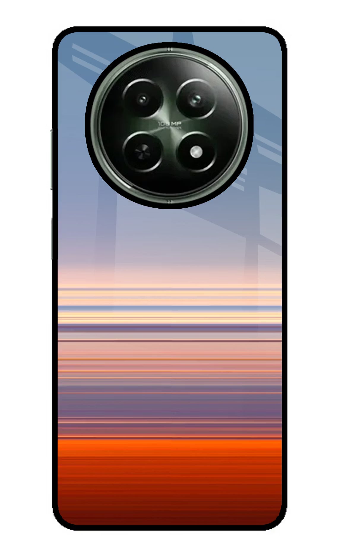 Morning Colors Realme 12 5G Glass Case Back Cover by Casekaro