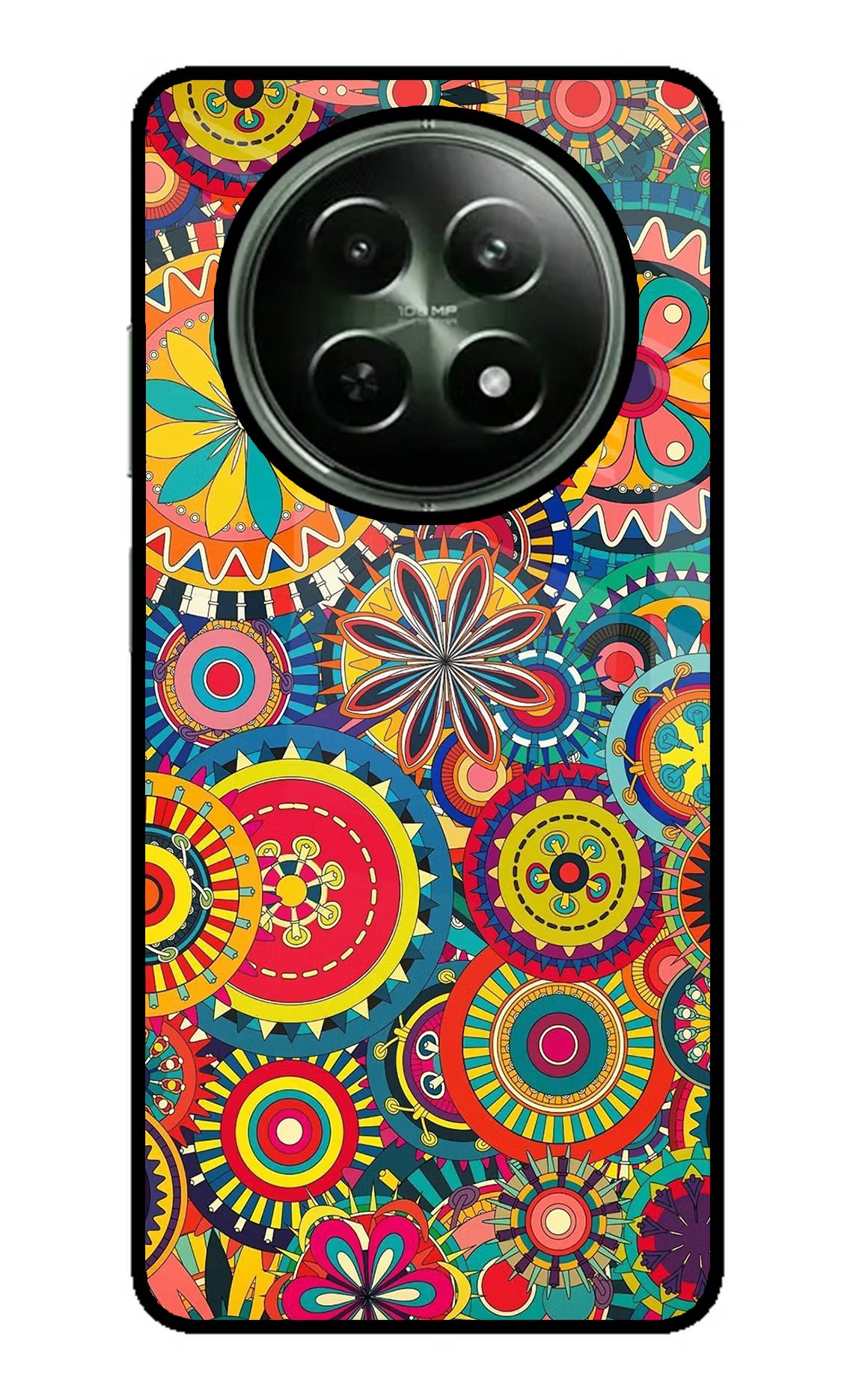 Gol Gol Art Realme 12 5G Glass Case Back Cover by Casekaro