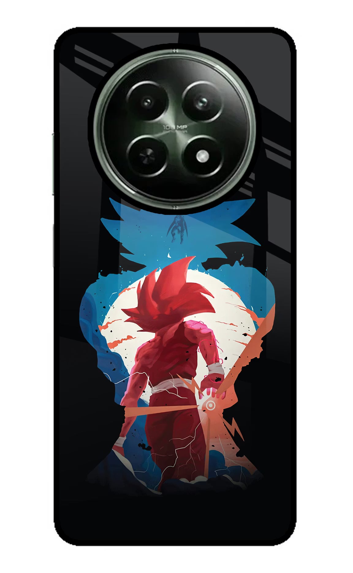 Goku Realme 12 5G Glass Case Back Cover by Casekaro