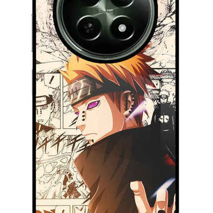 Pain Anime Realme 12 5G Glass Case Back Cover by Casekaro