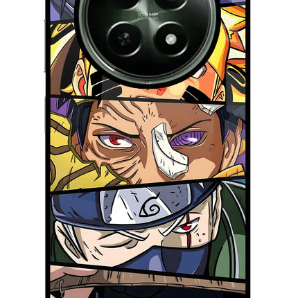Naruto Character Realme 12 5G Glass Case Back Cover by Casekaro