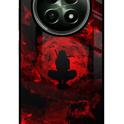 Itachi Uchiha Realme 12 5G Glass Case Back Cover by Casekaro