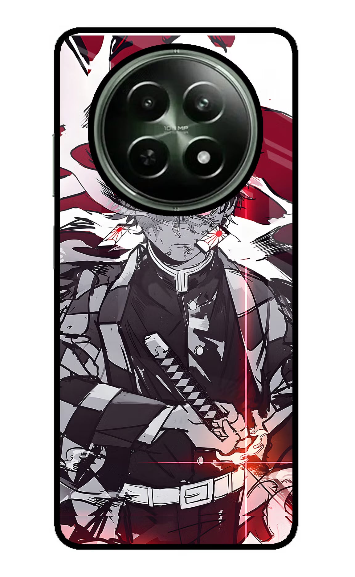 Demon Slayer Realme 12 5G Glass Case Back Cover by Casekaro