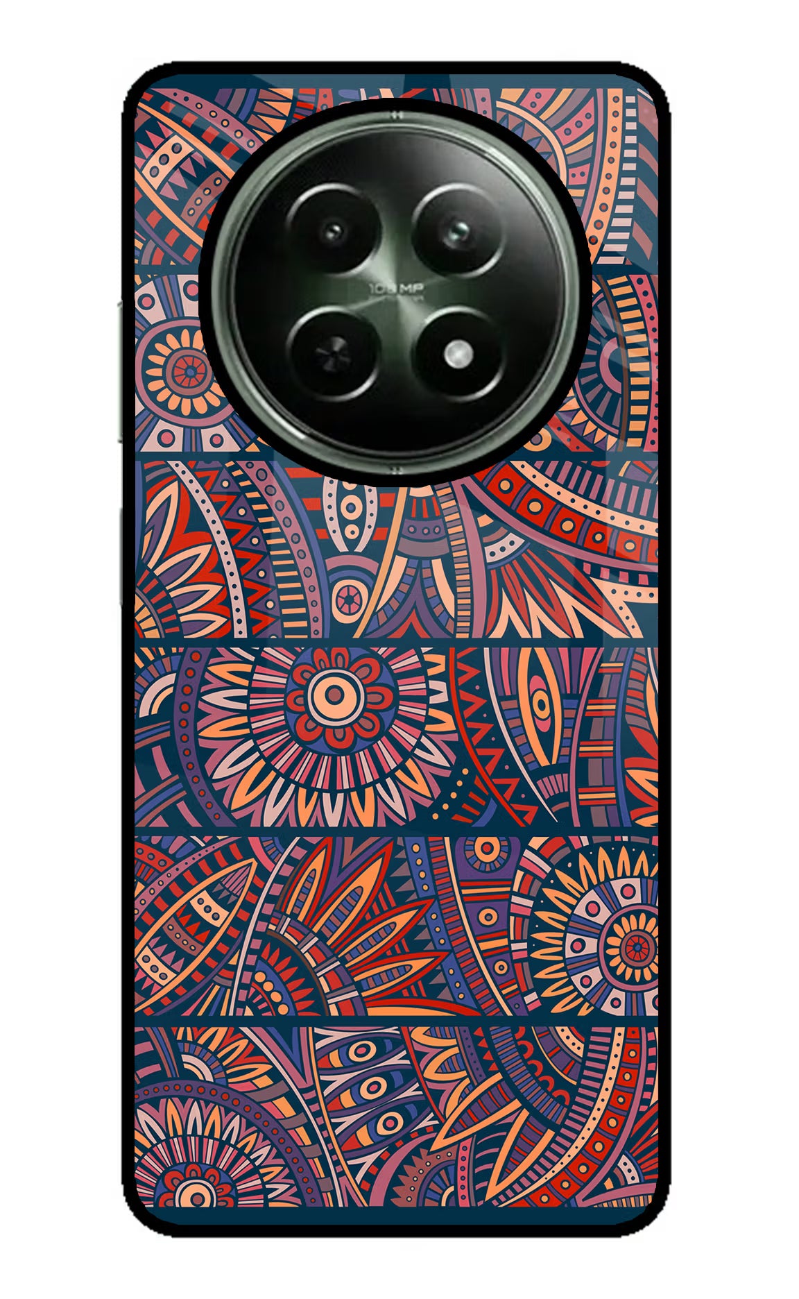 African Culture Design Realme 12 5G Glass Case Back Cover by Casekaro
