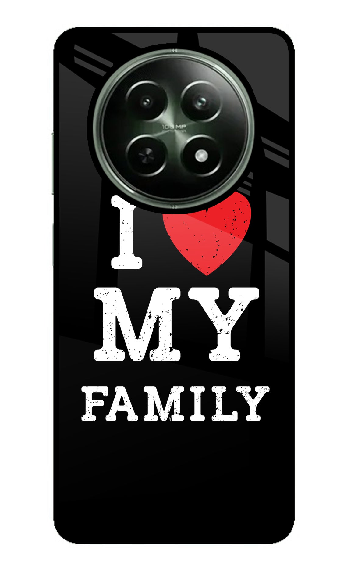 I Love My Family Realme 12 5G Glass Case