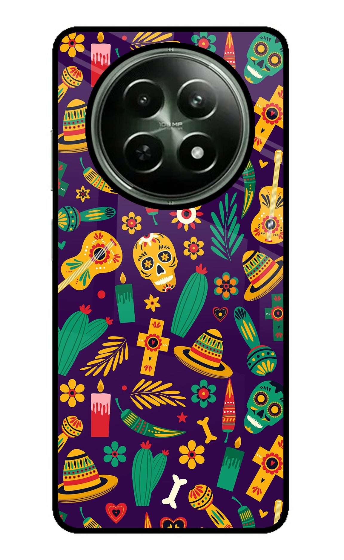 Mexican Artwork Realme 12 5G Glass Case