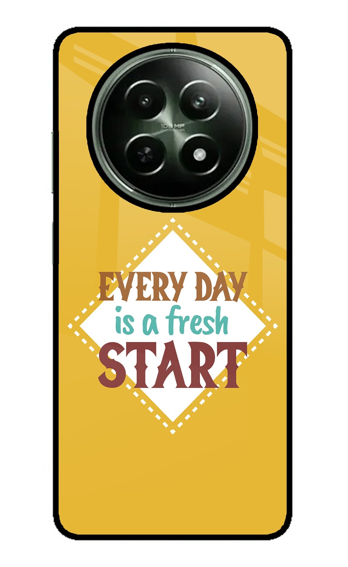 Every day is a Fresh Start Realme 12 5G Glass Case