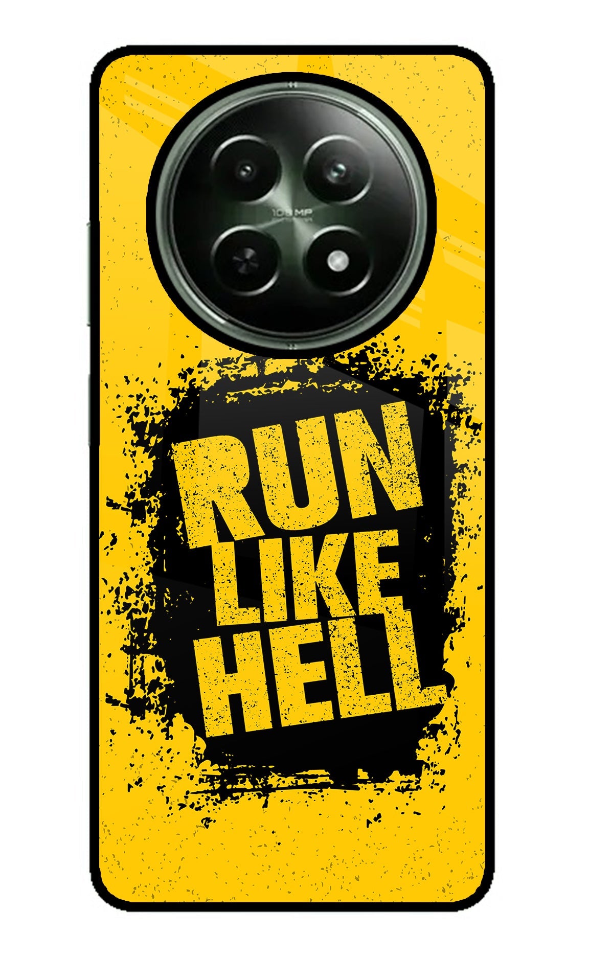 Run Like Hell Realme 12 5G Glass Case