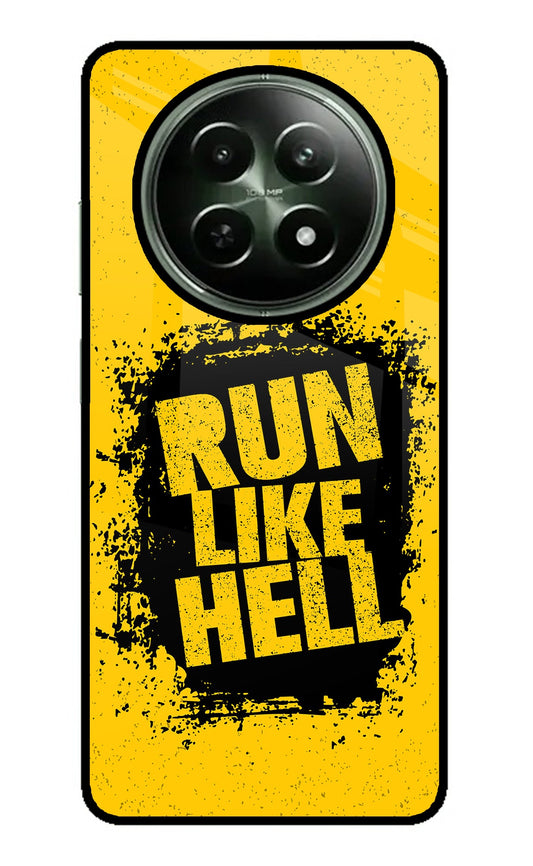 Run Like Hell Realme 12 5G Glass Case