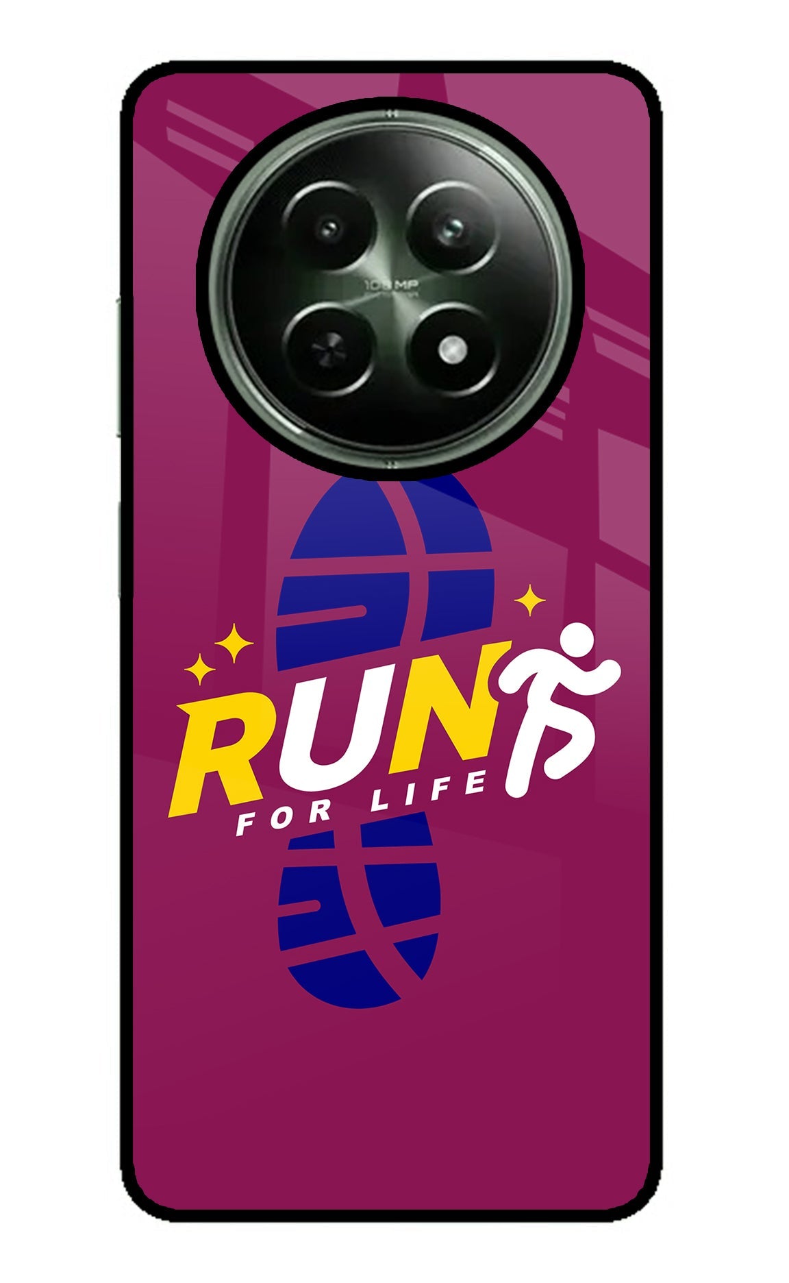 Run for Life Realme 12 5G Glass Case