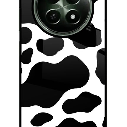 Cow Spots Realme 12 5G Glass Case