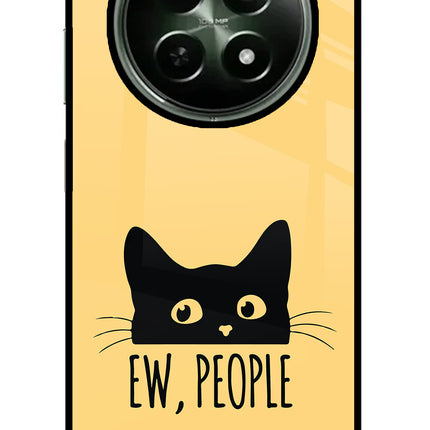 Ew People Catitude Realme 12 5G Glass Case