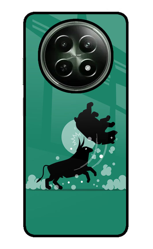 Bull Conqueror Realme 12 5G Glass Case