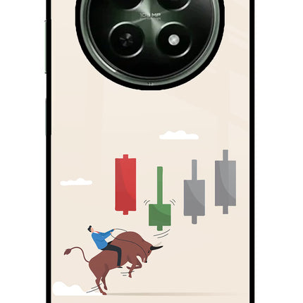 Bull Trading Momentum Realme 12 5G Glass Case