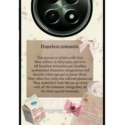 Hopeless Romantic Realme 12 5G Glass Case