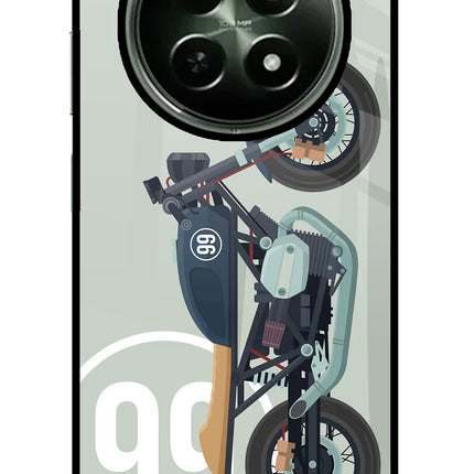 Classic Cafe Racer 99 Realme 12 5G Glass Case