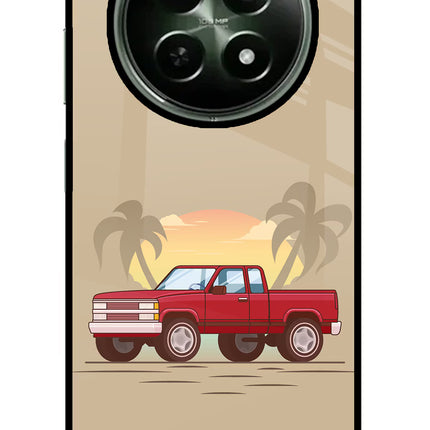 Desert Classic Drive Realme 12 5G Glass Case