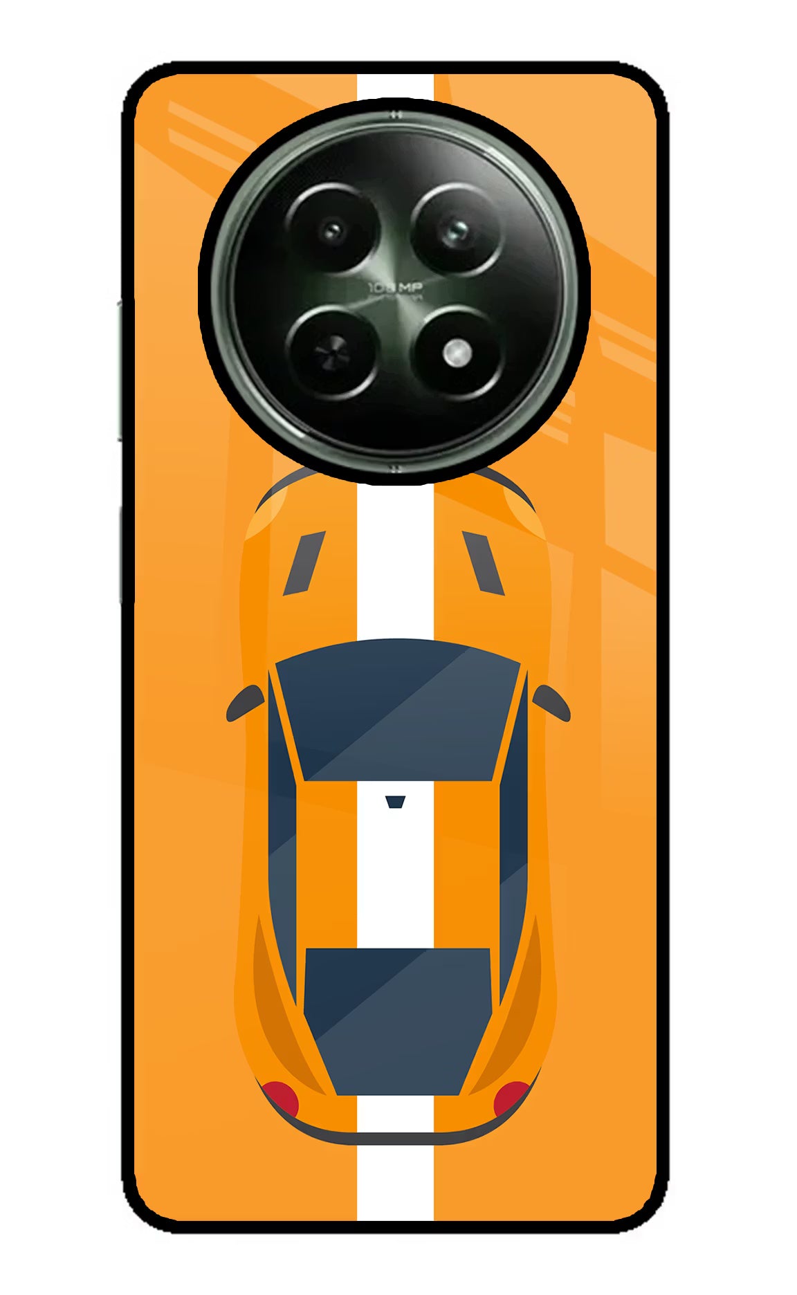 Highway Pursuit Realme 12 5G Glass Case Back Cover by Casekaro