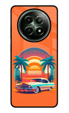Palm Drive 80s Realme 12 5G Glass Case