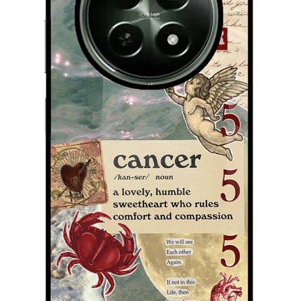 Cancer Zodiac Realme 12 5G Glass Case