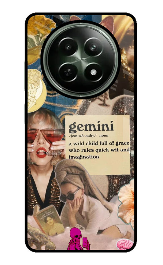 Gemini Zodiac Realme 12 5G Glass Case