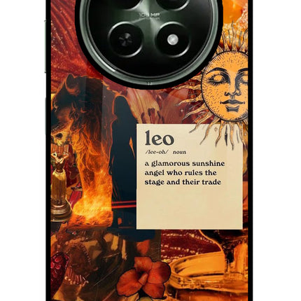 Leo Zodiac Realme 12 5G Glass Case