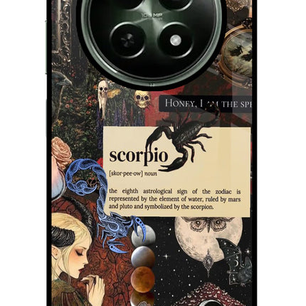 Scorpio Zodiac Realme 12 5G Glass Case