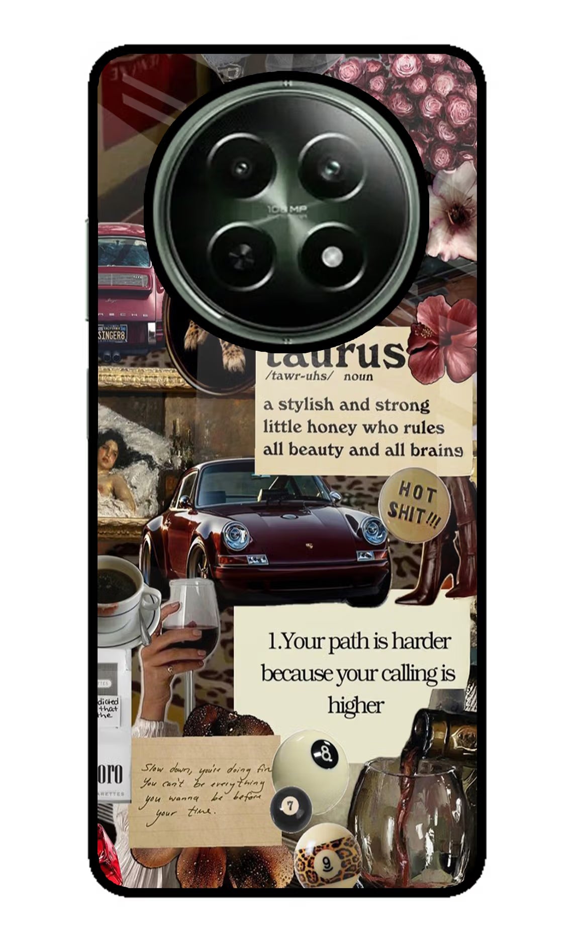 Taurus Zodiac Realme 12 5G Glass Case