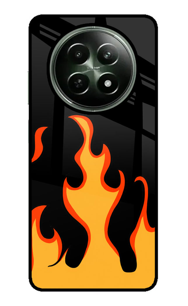 Fired Up – Black Realme 12 5G Glass Case