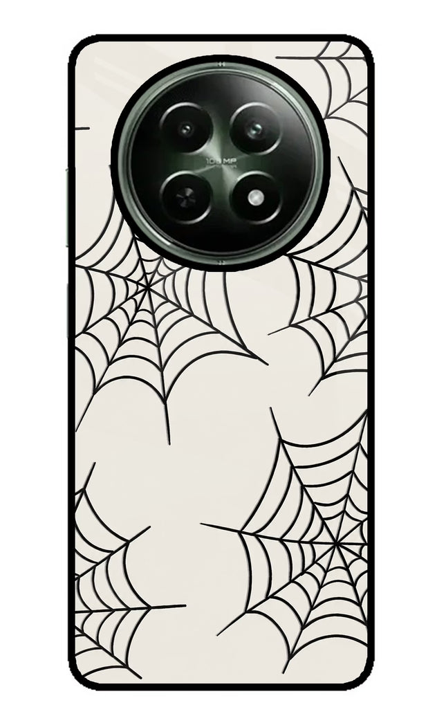 Spider Web Realme 12 5G Glass Case