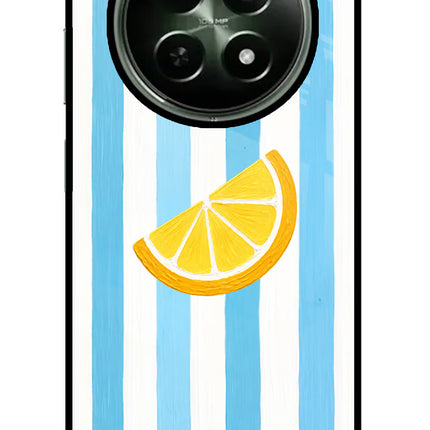 Summer Lemon Realme 12 5G Glass Case