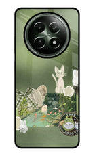 Aesthetic anime Realme 12 5G Glass Case