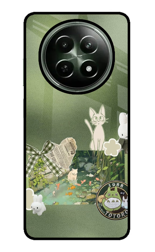 Aesthetic anime Realme 12 5G Glass Case