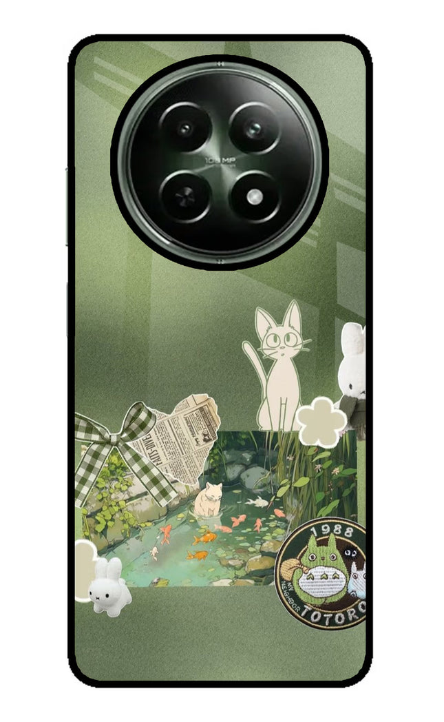 Aesthetic anime Realme 12 5G Glass Case