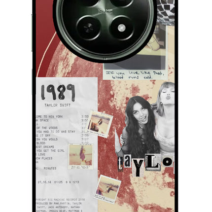 Taylor Swift Realme 12 5G Glass Case