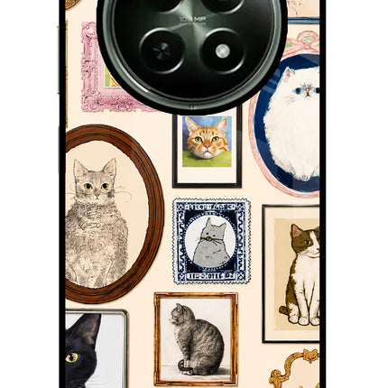 Mirror Cats Realme 12 5G Glass Case