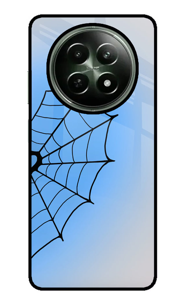 Blue Web Realme 12 5G Glass Case