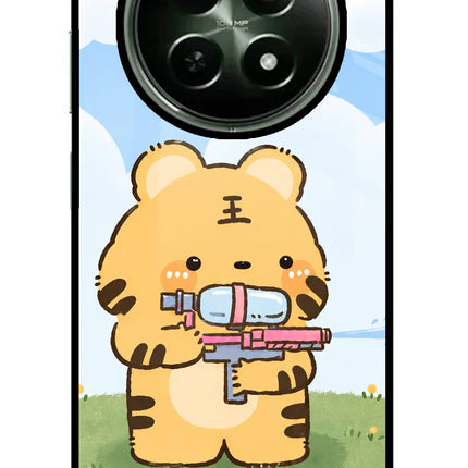 Tiger Treat Realme 12 5G Glass Case