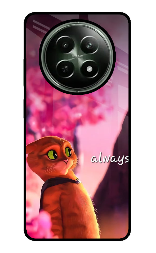 Always Cat Realme 12 5G Glass Case