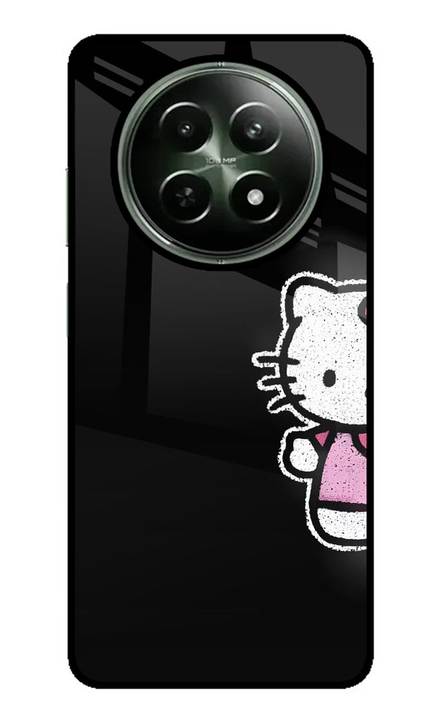 Kitty Charm Realme 12 5G Glass Case